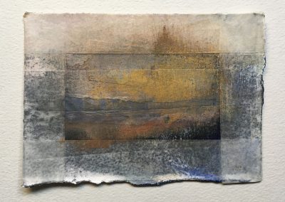 Morag Thomson Merriman, Remembrance Within, landscape memory, 15x11cms, 2021