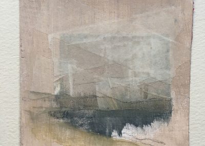 Morag Thomson Merriman, Stillness Of Being, landscape memory, 10x10cms, 2021